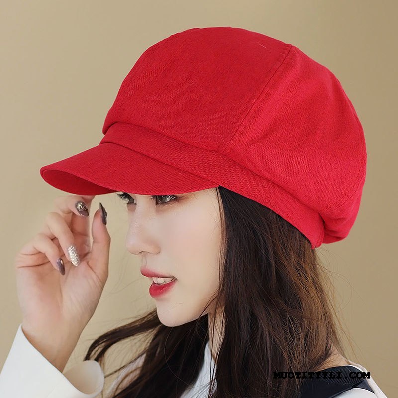 Naisten Hattu Halpa Kevät Kesä Tila Ulkoilu Suuri Rose Punainen