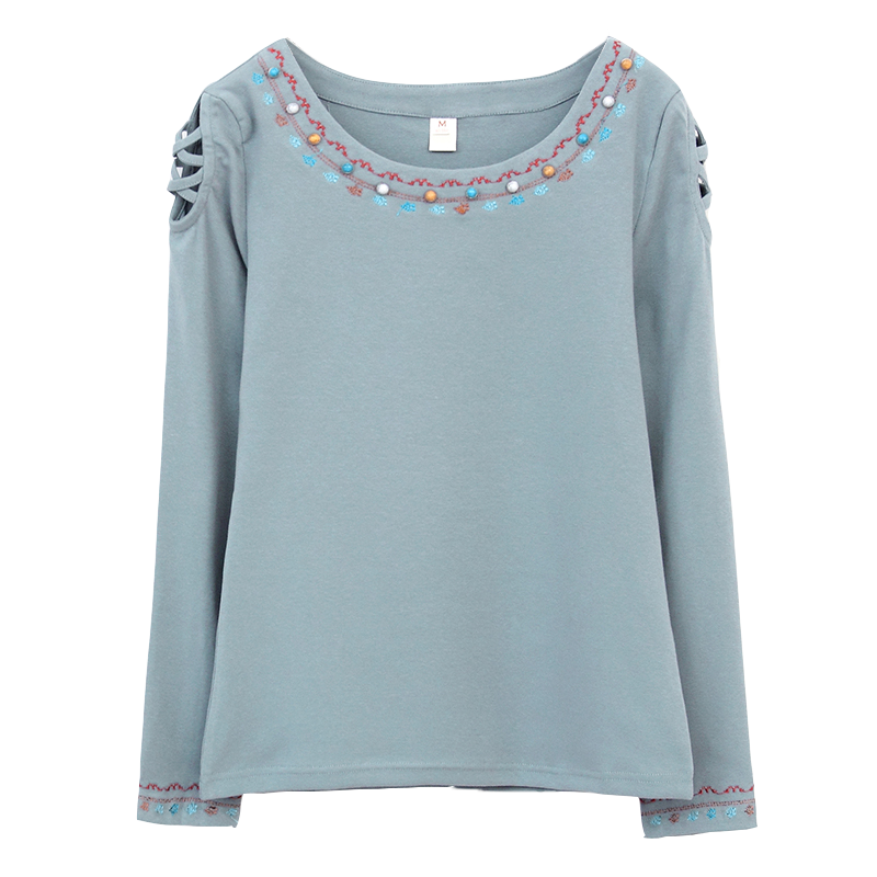 Naisten T-paidat Osta Aluspaita Uusi Muoti Naisille Kevät Sininen