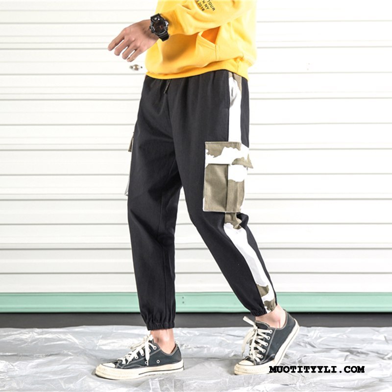 Miesten Cargo Housut Tarjous Hiki Housut Casual Housut Suuntaus Sidonta Jalat Kevät Khaki