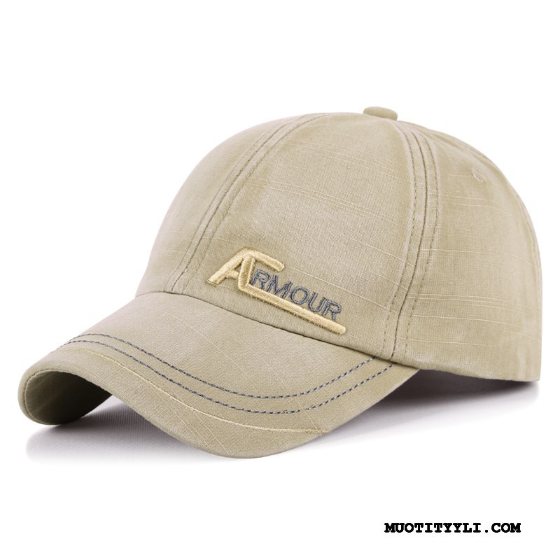 Miesten Hattu Halvat 100% Puuvillaa Vintage Kirjain Shade Uusi Armeijan Vihreä