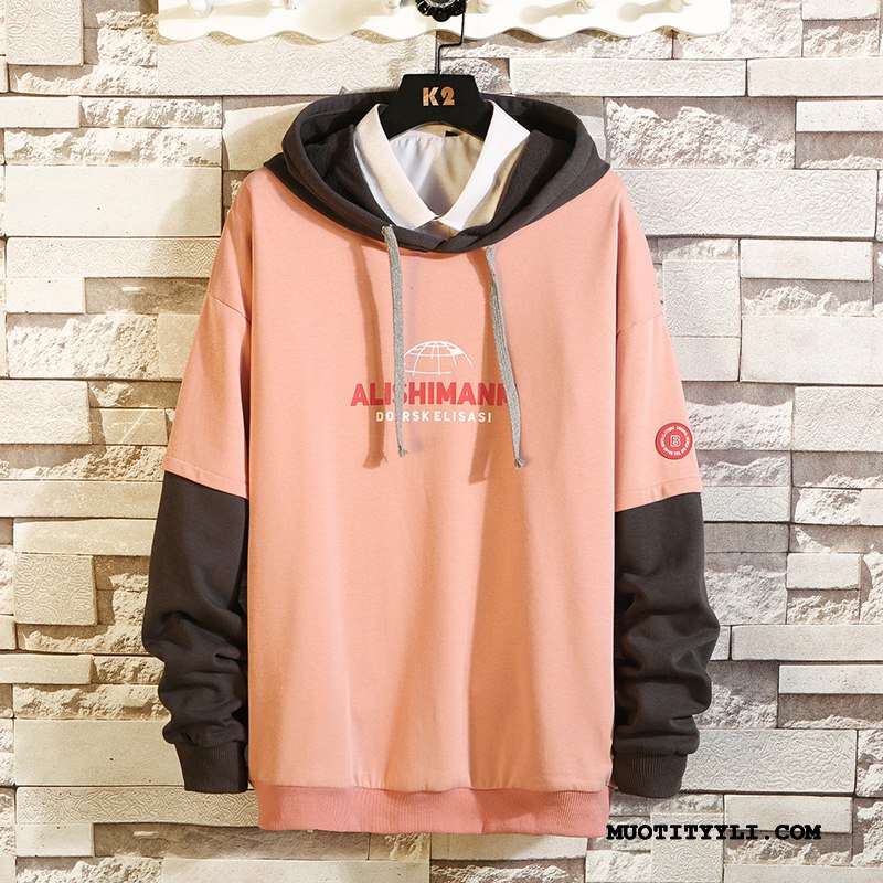 Miesten Huppari Halpa Casual Nuoret 2019 Hupparit Hupullinen Musta