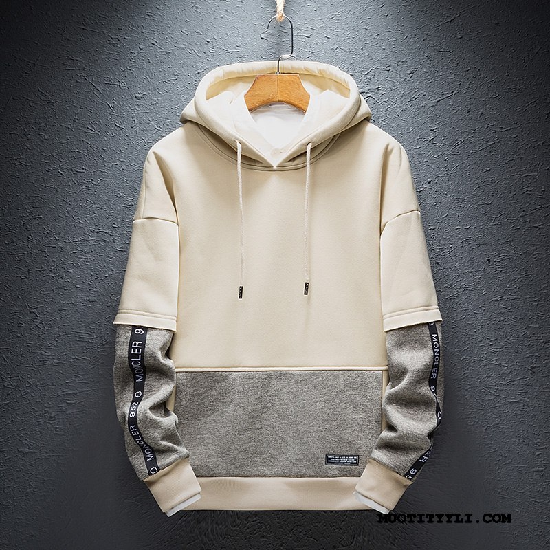 Miesten Huppari Kauppa 2019 Takki Pullover Casual Kevät Keltainen