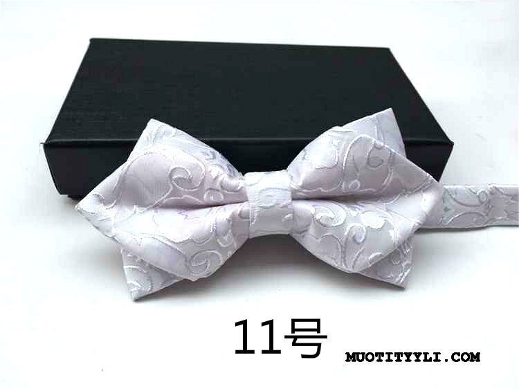 Miesten Rusetti Myynti Double Hame Kaulaketju Groomsmen Naimisissa Kukka Keltainen