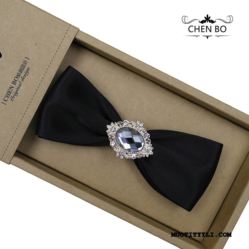 Miesten Rusetti Myynti Mulberry Silkki Nuori Sulhasen Groomsmen Kaulaketju Naimisissa Musta Sininen Punainen