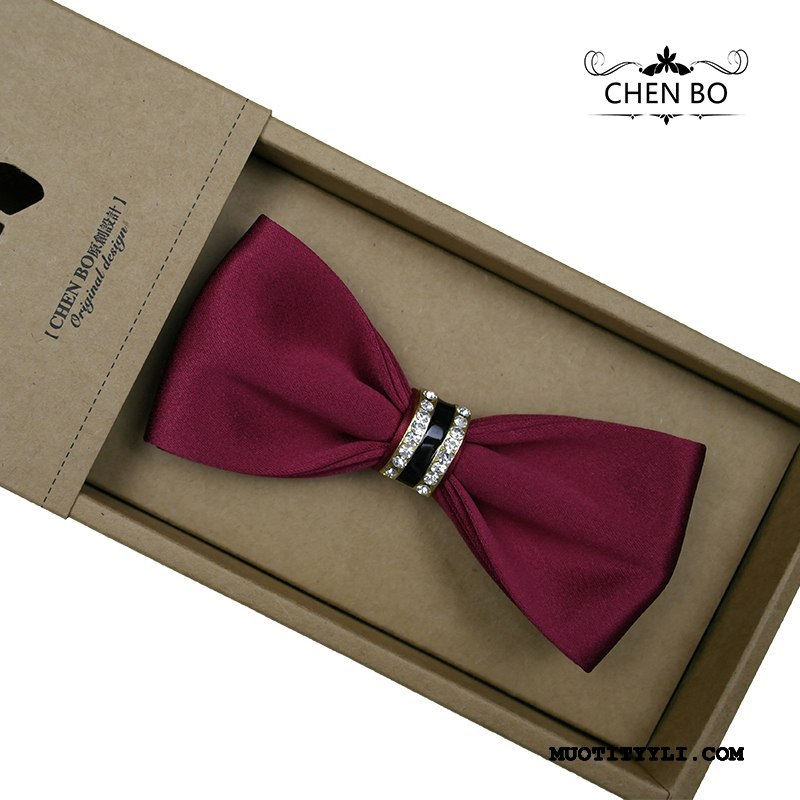 Miesten Rusetti Myynti Mulberry Silkki Nuori Sulhasen Groomsmen Kaulaketju Naimisissa Musta Sininen Punainen