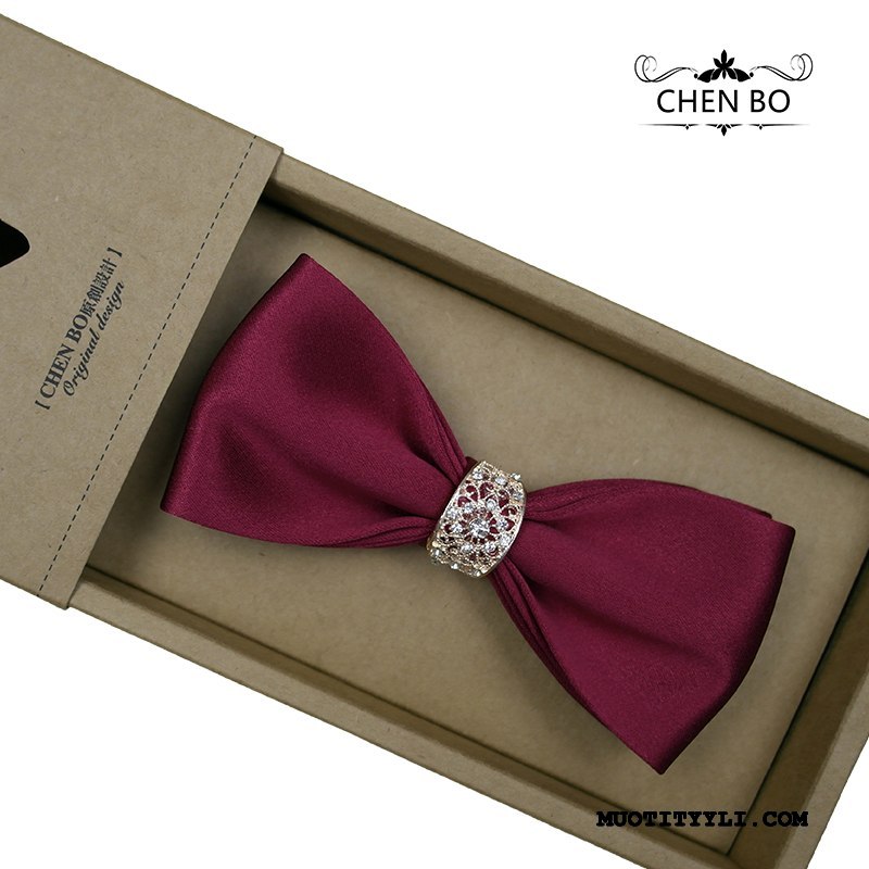 Miesten Rusetti Myynti Mulberry Silkki Nuori Sulhasen Groomsmen Kaulaketju Naimisissa Musta Sininen Punainen