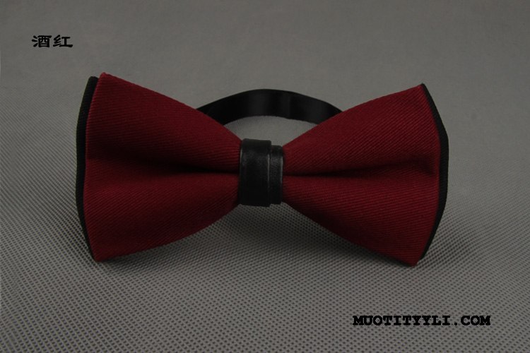 Miesten Rusetti Myynti Ylellisyys Kaulaketju Brittiläinen Paita Puuvilla Bourgogne