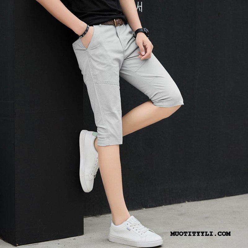 Miesten Shortsit Myynti Kesä Sortsit Miehille Casual Housut Capri Housut Sininen