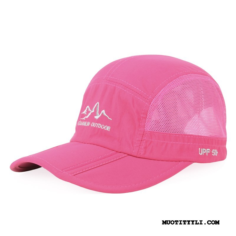 Miesten Hattu Halvat Shade Uusi Mutka Mesh Aurinkovoiteet Rose Punainen