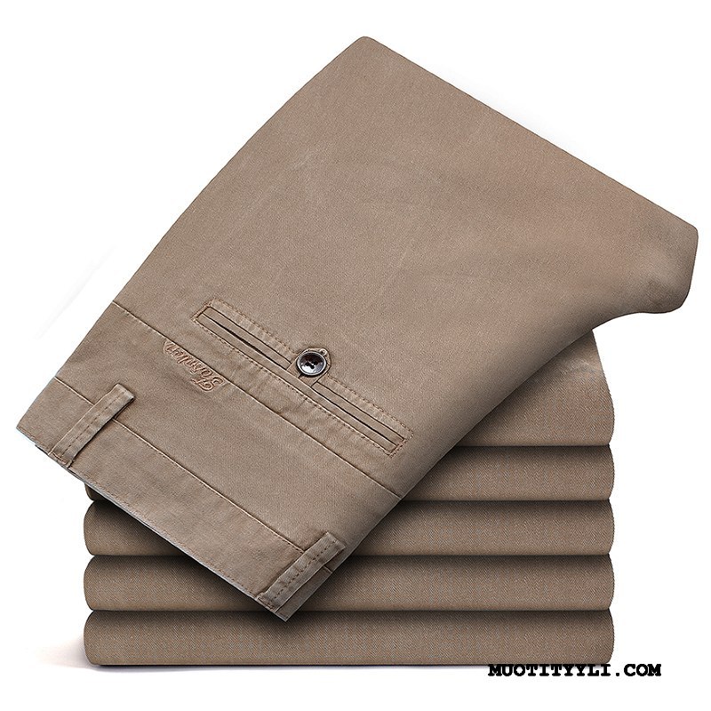 Miesten Housut Verkossa Kesä Suora Casual Housut Liiketoiminta Suuri Koko Khaki