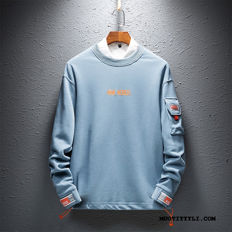 Miesten Huppari Osta Komea Uusi Casual Suuntaus Pullover Sininen