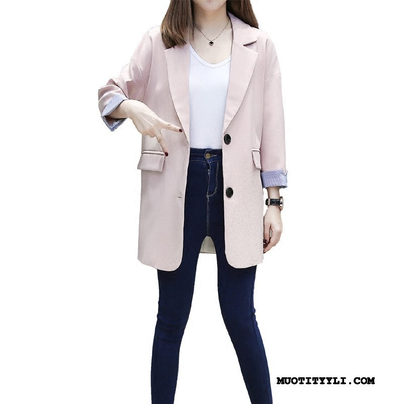 Naisten Bleiseri Halpa Ohut 2019 Tiukka Casual Naisille Pinkki