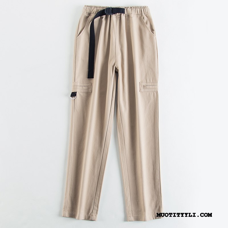 Naisten Housut Myynti Suora 2019 Naisille Casual Komea Khaki