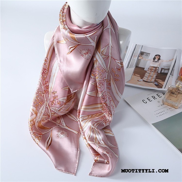 Naisten Huivi Halvat Kesä Uusi Silkki Mulberry Silkki Naisille Pinkki